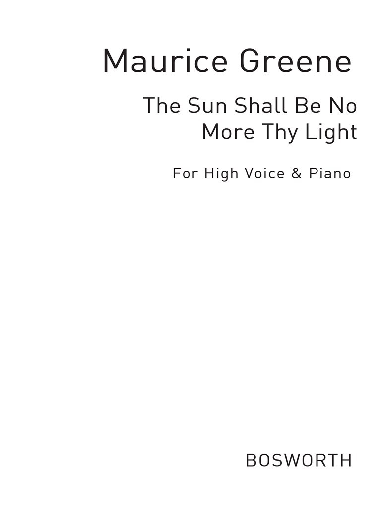 The Sun Shall Be No More Thy Light